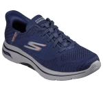 Skechers Men's Hands-Free Go Walk Sneakers, Navy/Orange