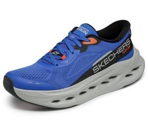 Skechers Max Cushion Glide Hands-Free Sneakers, Blue/Orange