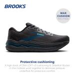 Brooks Ghost Max 2 Men's Running Shoes - Ebony/Blue