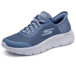 Skechers Women's Go Walk Blue Slip-Ins, Size 6.5