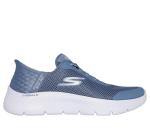 Skechers Women's Go Walk Blue Slip-Ins, Size 6.5