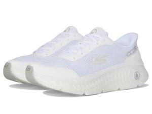 Skechers Women's Max Cushioning Slip-Ins White/Silver