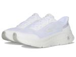Skechers Women's Max Cushioning Slip-Ins White/Silver