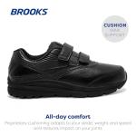 Brooks Women's Black Addiction Walker V-Strap Shoes
