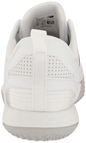 New Balance Women's Fresh Foam Velo V3 Turf-Trainer Softball Shoe, White/White, 5.5 Wide