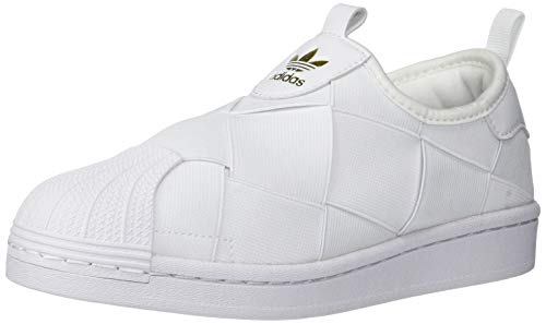 Adidas Superstar Women's Sneakers, White/Gold, Size 11