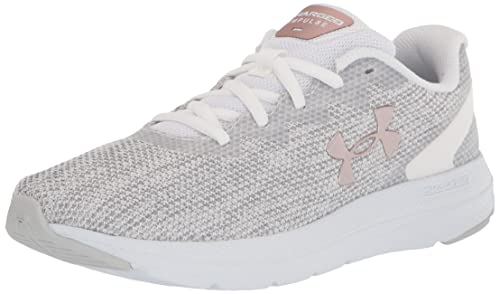 UA Women's Charged Impulse 2 Knit Sneakers, White, 7