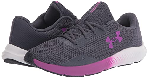 Under Armour Women's Charged Pursuit 3 --Steel/Strobe, 10.5