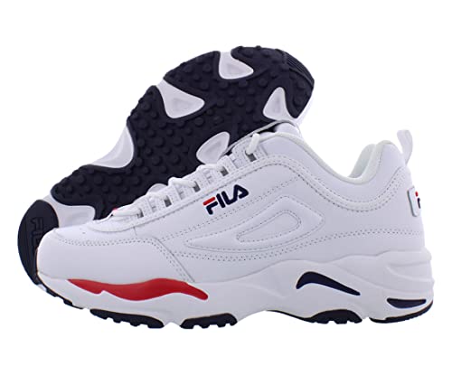 Fila Disruptor II X Ray Tracer Sneakers - 9.5, White/Navy/Red