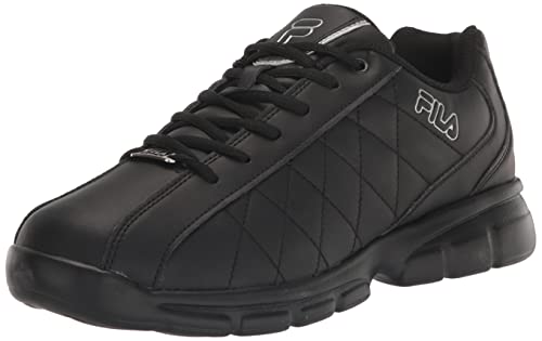 Fila Men's Fulcrum 3 Sneakers, Black/Black/Metallic Silver