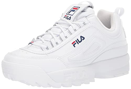 Fila Men's White Disruptor II Premium Sneaker - 9.5