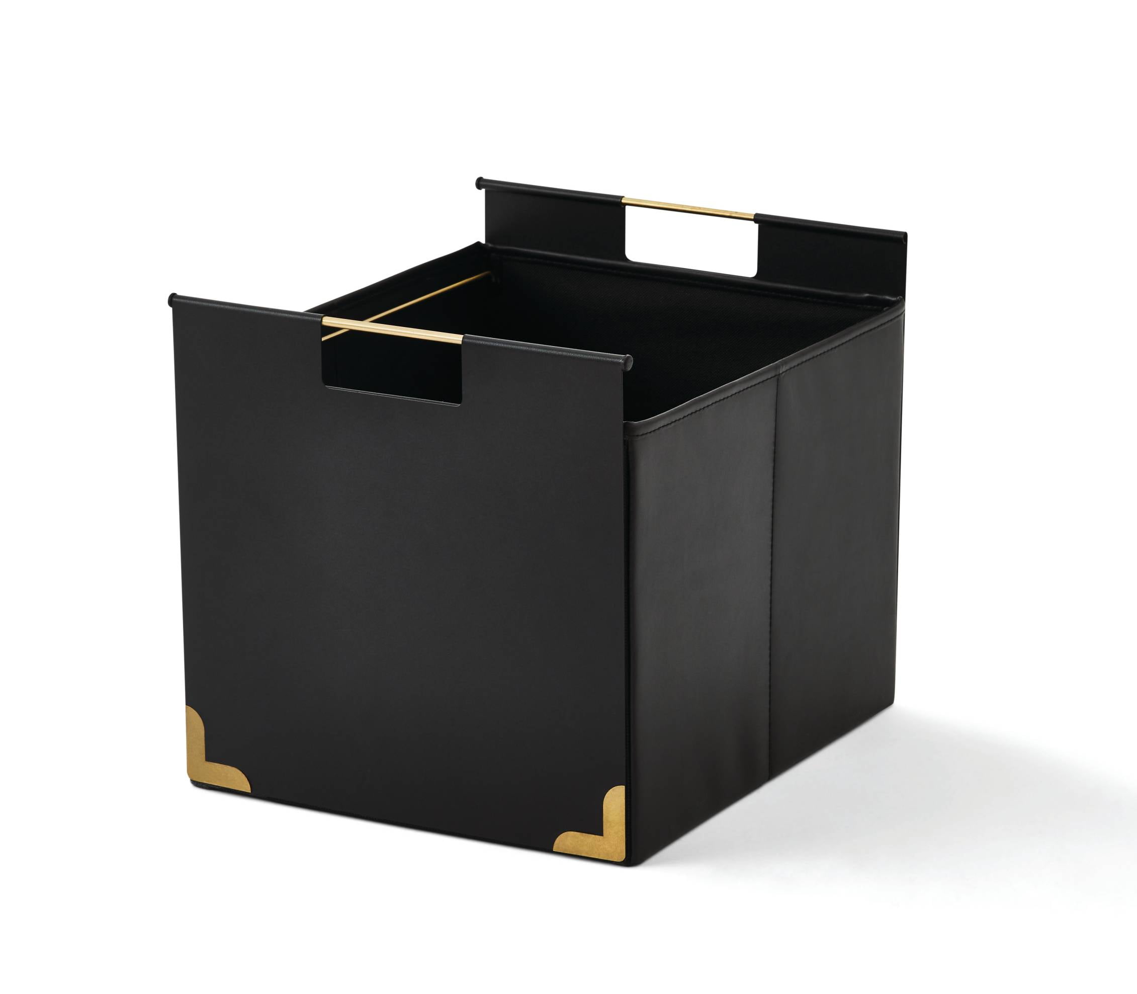 Black Metal Cube Storage Bin by Better Homes & Gardens