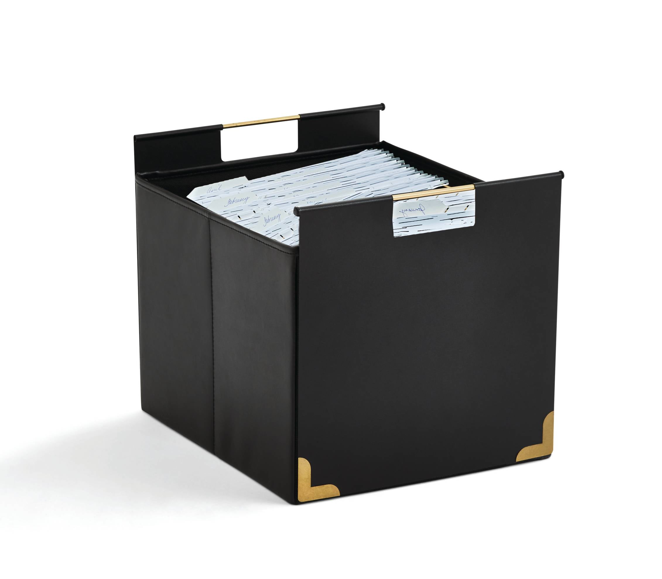 Black Metal Cube Storage Bin by Better Homes & Gardens