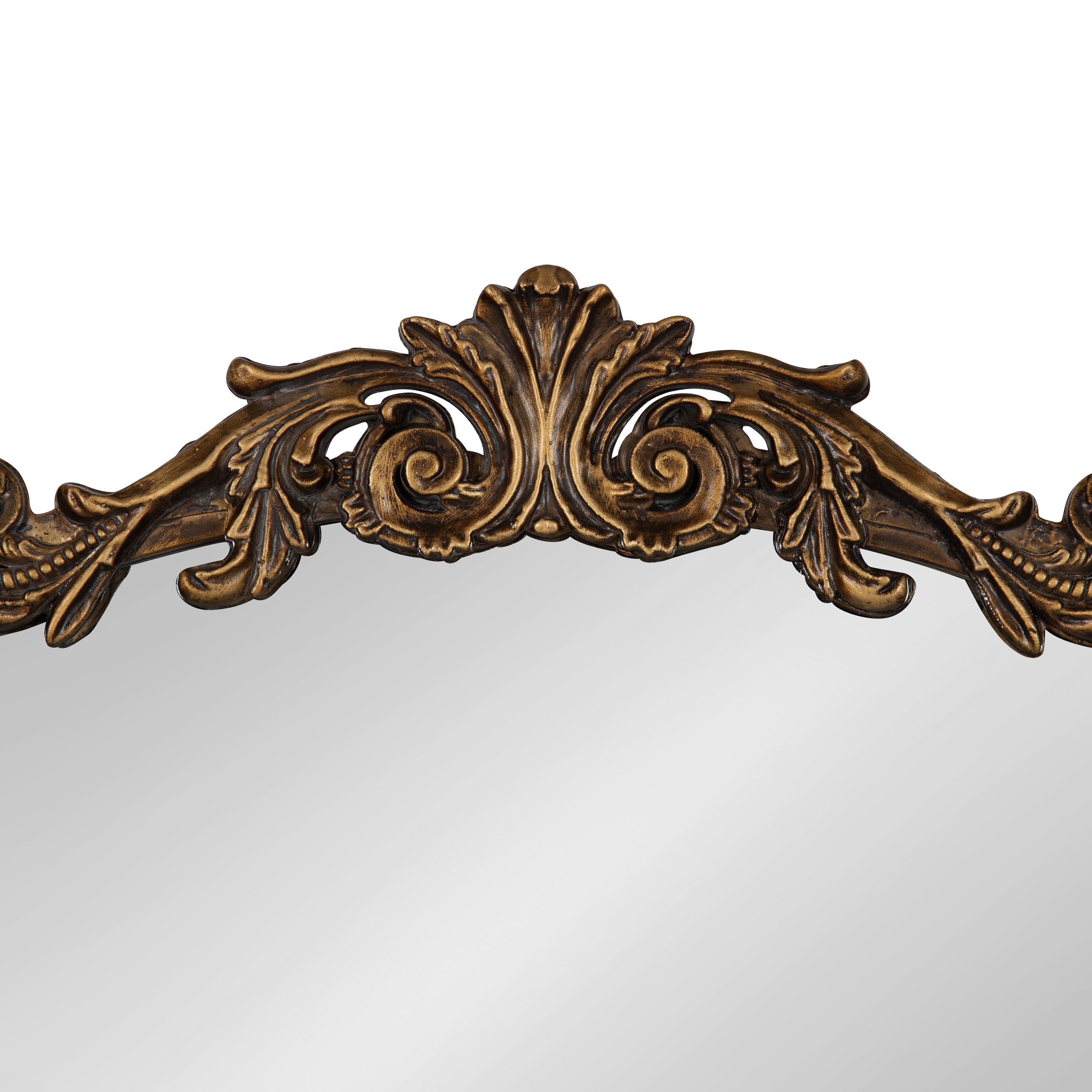 Gold Arch Mirror, Baroque Inspired Wall Decor