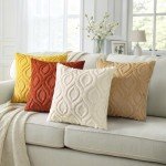 Beige Faux Fur Cushion Covers - Set of 2