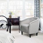 Velvet Tufted Living Room Chairs, Set of 2