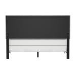 Hillsdale's Reece Channel Stitched Queen Bed in Grey