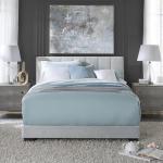 Hillsdale's Reece Channel Stitched Queen Bed in Grey
