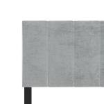 Hillsdale's Reece Channel Stitched Queen Bed in Grey