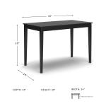 Ashley Kimonte Black Dining Room Table