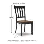 Ashley Owingsville Farmhouse Dining Chairs, Set of 2