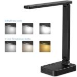 Drevet LED Desk Lamp with USB and AC Outlets