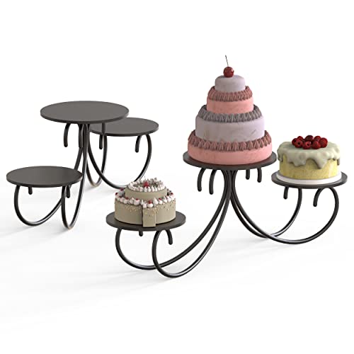 3 Tier Cake Stand Iron Cupcake Stands Dessert Trays Cupcake Display Tray