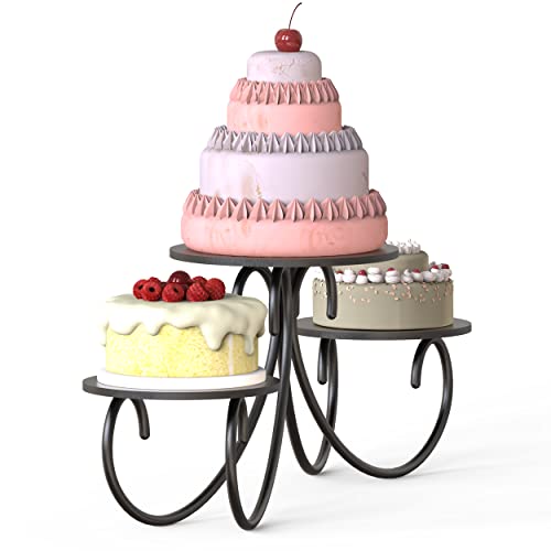 3 Tier Cake Stand Iron Cupcake Stands Dessert Trays Cupcake Display Tray