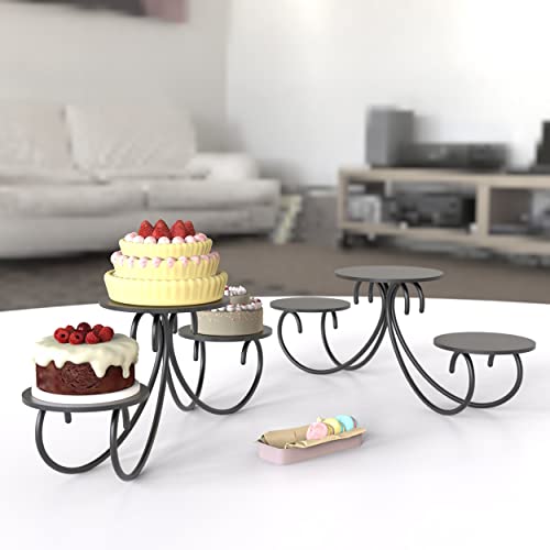 3 Tier Cake Stand Iron Cupcake Stands Dessert Trays Cupcake Display Tray