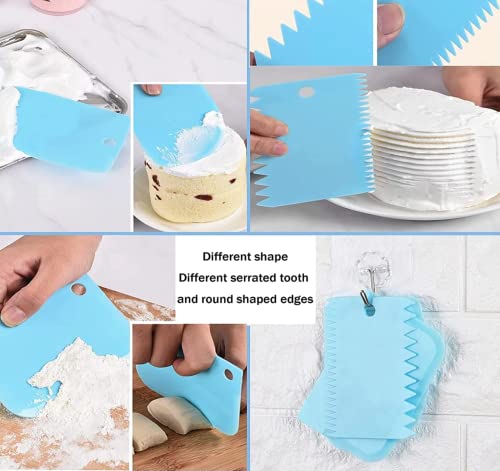 Piping Bags and Tips Set for Beginners, Cake Decorating Supplies Kit for Baking with Pastry Bags and Tips, Icing Tips, Couplers,Silicone Ties,Cake Decorating Tools for Cupcake Cookies Decoration
