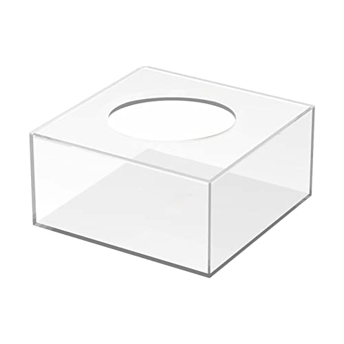 Acrylic Fillable Cake Stand Cake Riser Cake Tier, Clear Display Shelf Circle/Square/Hexago Risers for Decor, Clear Risers for Art & Craft, Decorative Centerpiece for Wedding Birthday Party
