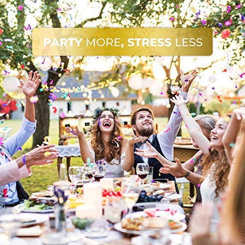 Stock Your Home 125 Disposable Heavy Duty Plastic Forks, Fancy Plastic Silverware Looks Like Real Cutlery - Utensils Perfect for Catering Events, Restaurants, Parties and Weddings (Gold)