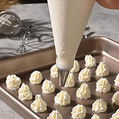 Piping Bags Disposable - Thickened 100 Pieces 14 Inch Heavy Duty Anti Burst Piping Pastry Bags, for Cream Icing Frosting Cookie Cake Decorating Supplies