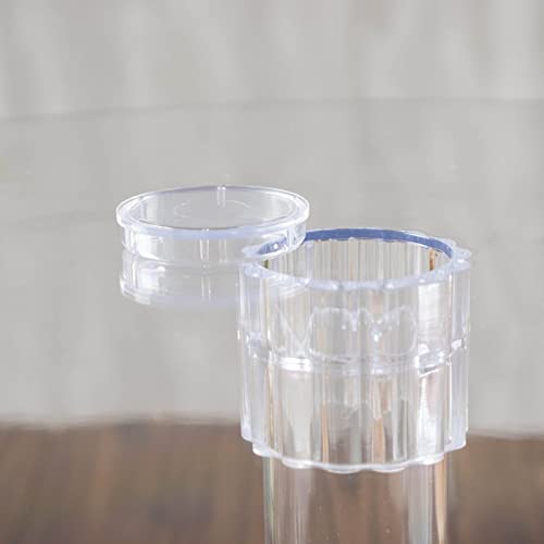 Efavormart Lovely 3 Tier Heavy Duty Acrylic Crystal Glass Clear Cake Dessert Decorating Stand for Birthday Party Wedding