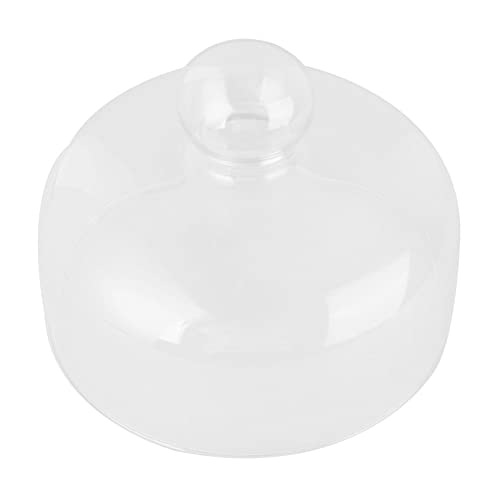 Housoutil 10 inch Cake Dome Cover, Glass Cake Dome for Dessert Cheese, Dust- Proof Cloche Dome Cake Display Stand Cover Food Tent