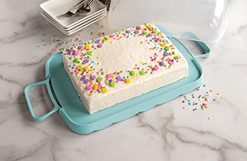 Nordic Ware Cakes and Cupcakes Carrier, Blue