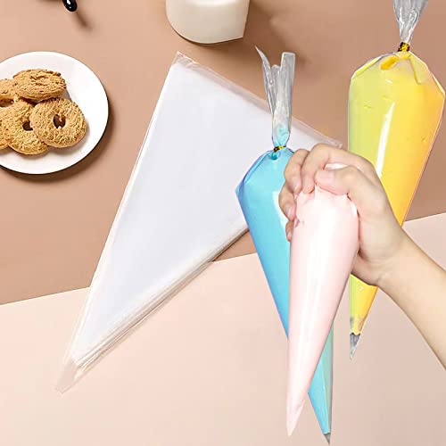 Piping Bags For 14 Inch, Pastry Bags 100pcs, With Anti Burst And Non-Slip Thicken Cake Decorating Bags, Disposable Icing Piping Pastry Bags For Cookie/Cake Decorating Supplies.