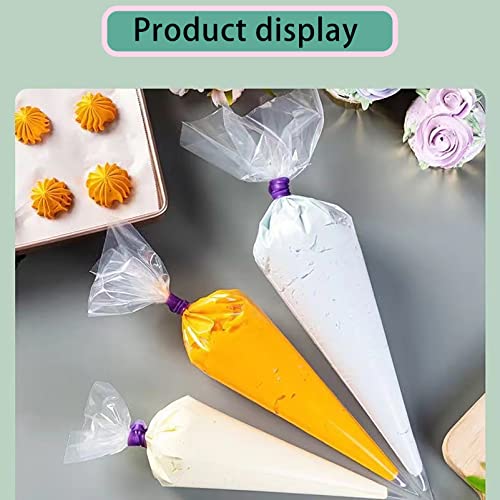 Piping Bags For 14 Inch, Pastry Bags 100pcs, With Anti Burst And Non-Slip Thicken Cake Decorating Bags, Disposable Icing Piping Pastry Bags For Cookie/Cake Decorating Supplies.