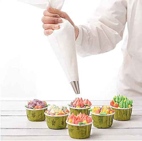 Piping Bags For 14 Inch, Pastry Bags 100pcs, With Anti Burst And Non-Slip Thicken Cake Decorating Bags, Disposable Icing Piping Pastry Bags For Cookie/Cake Decorating Supplies.