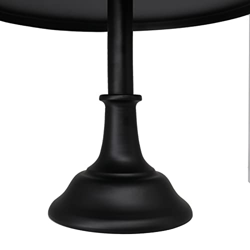 Set of 3 Pieces Black Iron Cake Stands 12" 10" 8" Cake Holder Dessert Display Plate Serving Tray for Baby Shower Wedding Birthday Party (Style A)