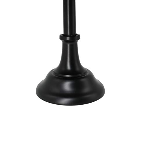 Set of 3 Pieces Black Iron Cake Stands 12" 10" 8" Cake Holder Dessert Display Plate Serving Tray for Baby Shower Wedding Birthday Party (Style A)