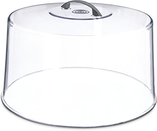 Carlisle FoodService Products 251207 Shatterproof 12" Cake Cover / Dome, 6.5" Tall