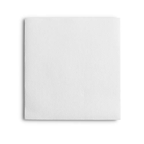 200 Linen-Feel Dessert And Beverage Napkins - Disposable Cloth-Like Cocktail Paper Napkins - Soft and Absorbent For Bar, Restaurant, Café, Wedding, Parties (200-Pack)
