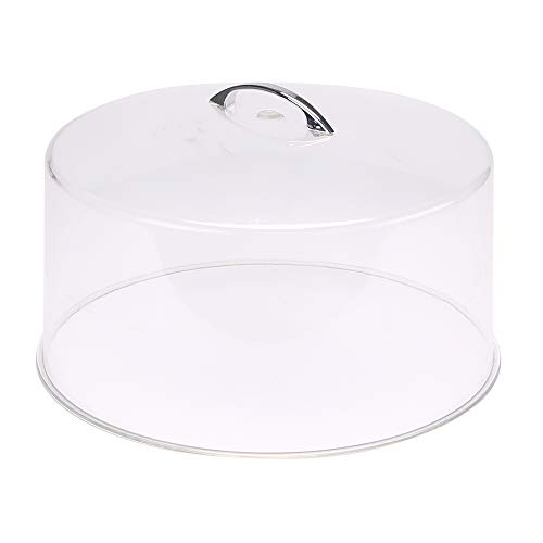 Restaurantware 12 x 6.4 Inch Cake Cover, 1 Round Cake Dome - Built-In Handle, Dishwasher-Safe, Clear Plastic Cake Stand Cover, Protect Pies, Pastries, or Cupcakes, For Homes or Restaurants
