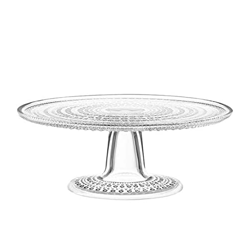 Iittala Kastehelmi 1019580 Cake Stand, 9.4 inches (24 cm), Clear