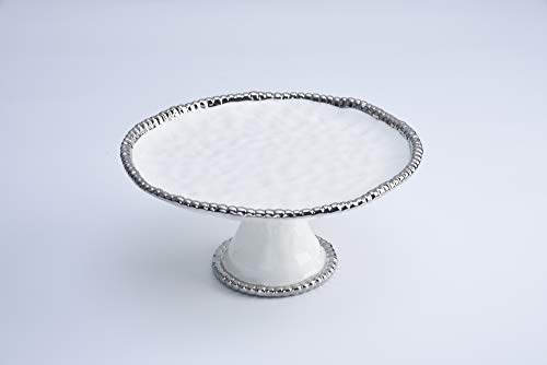 Pampa Bay Salerno Porcelain Round Cake Stand