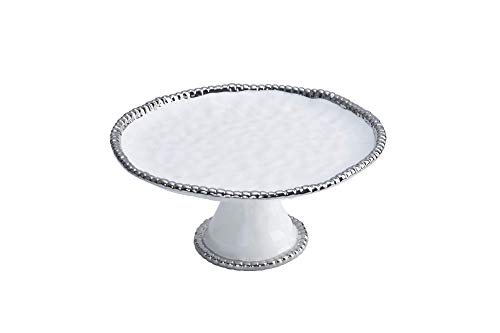 Pampa Bay Salerno Porcelain Round Cake Stand
