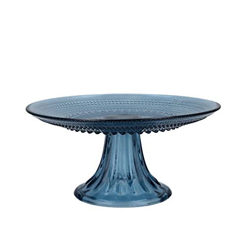 Fortessa Jupiter Vintage Glassware Collection, 1 Count (Pack of 1), Cornflower Blue