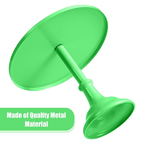 3 Packs Cake Stands Round Metal Cupcake Stands Holder Green Dessert Display Plate Serving Tray for Baby Shower Wedding Birthday Tea Party Celebration Home Decor(Green)