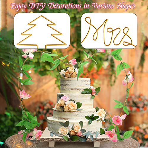 Cake Stand Rustic Wedding Cake Stand with Floral Hoop Decoration DIY Wood Cake Stand for Wedding/Dessert Table/Baby Shower/Party/Birthday/Decor